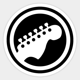 Rock Band Guitar Sticker